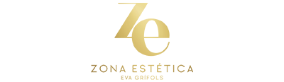 Logo Zona estetica dorado