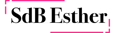 Logo de SdB Esther negro y rosa - Wilapp