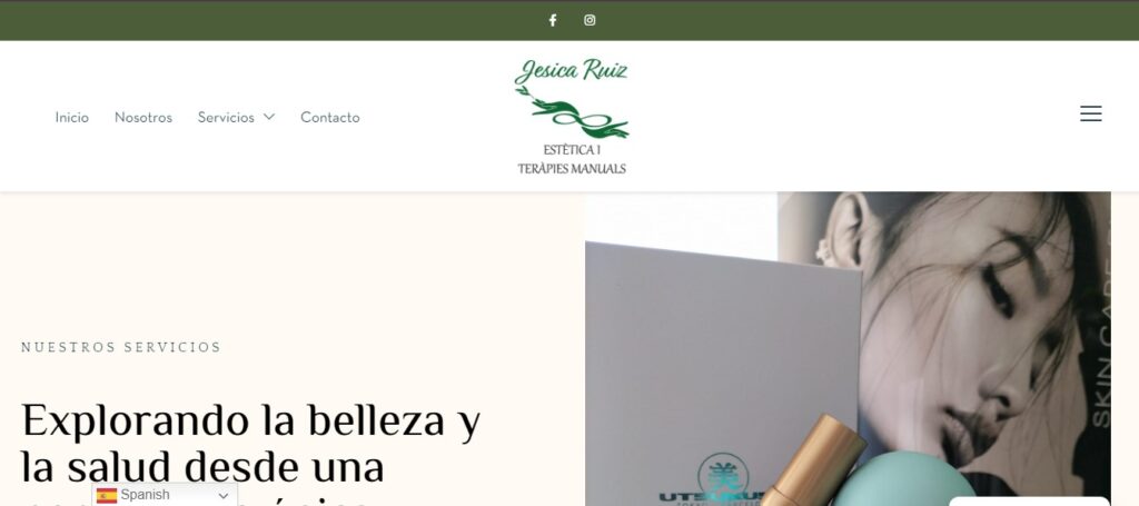 Web Estética Jésica Ruiz - Wilapp