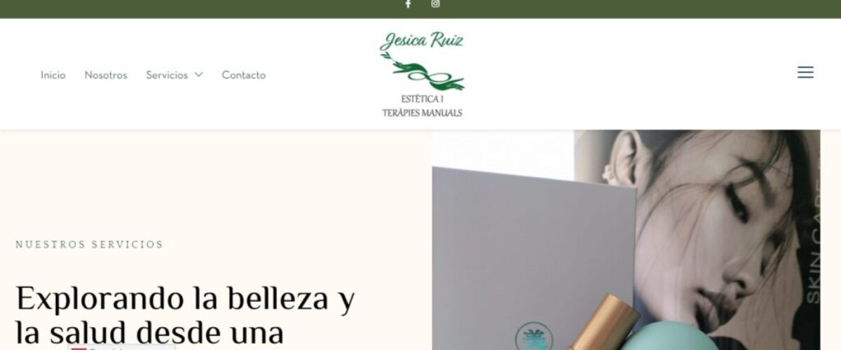 Web Estética Jésica Ruiz - Wilapp